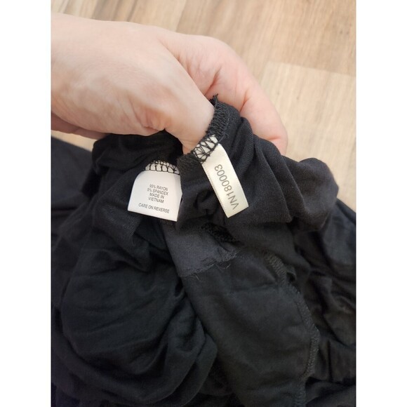 NWT new york and company NY&C black off the shoulder maxi slit dress size S - Picture 6 of 8